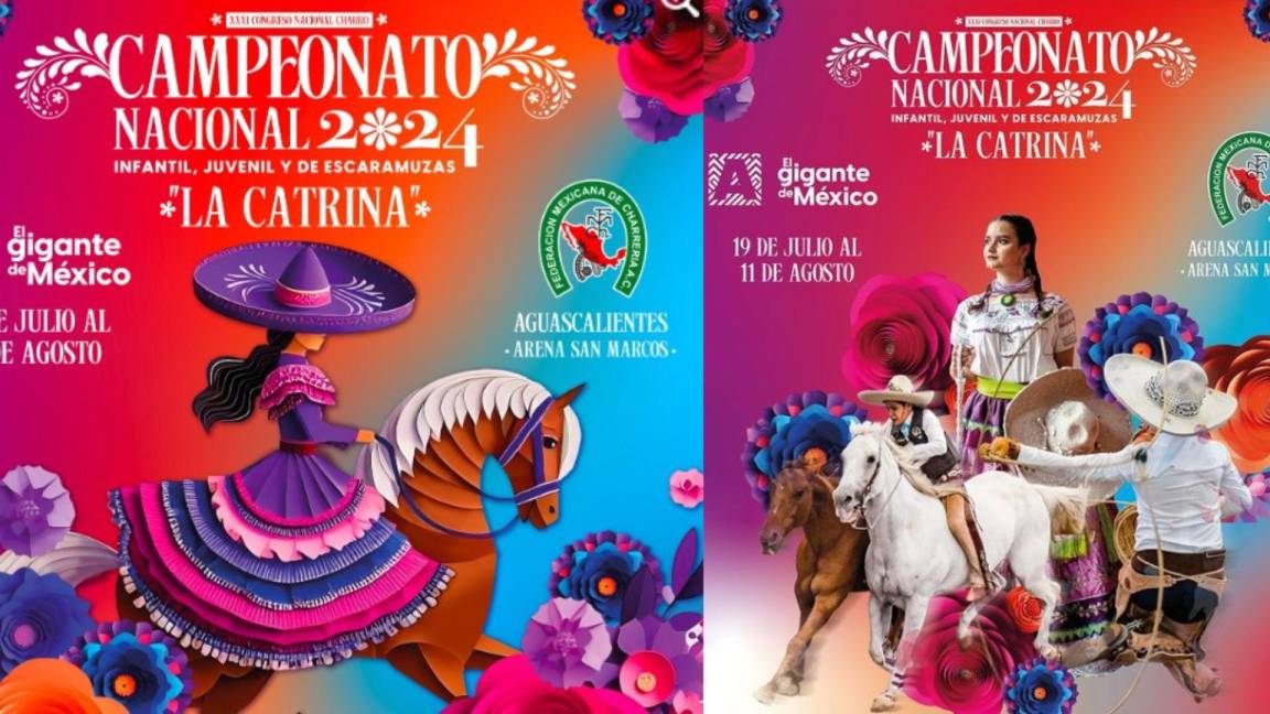 Arranca hoy el XXXI Campeonato Nacional Infantil, Juvenil y de Escaramuzas Aguascalientes 2024 ‘La Catrina’