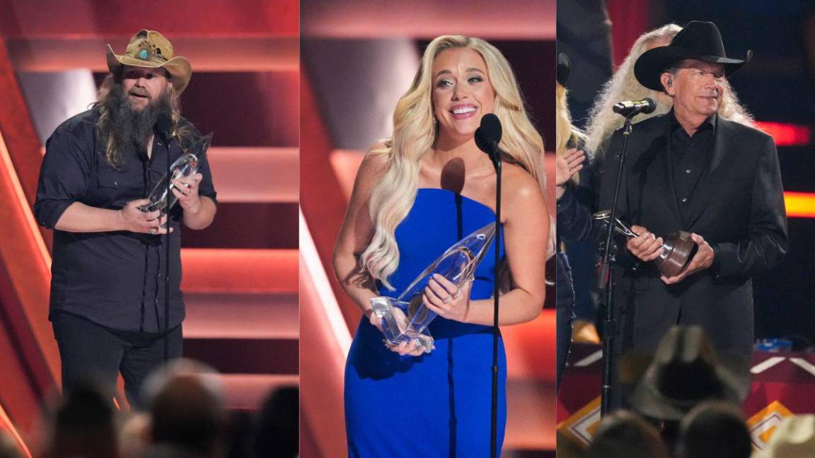 Ellos son los ganadores de los CMA Awards 2024: Chris Stapleton, Megan Moroney, George Strait