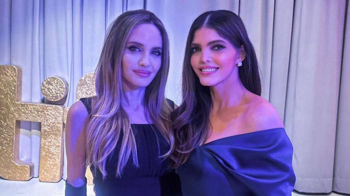 Ana Bárbara presume foto con Angelina Jolie en el Festival de Cine de Toronto