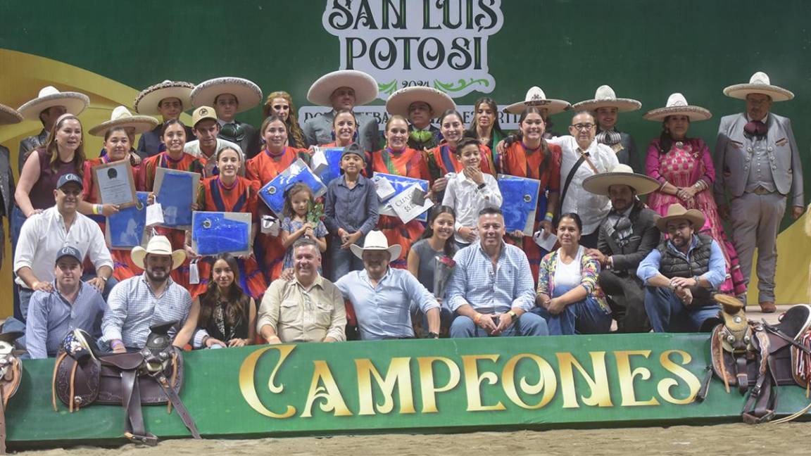 Charra de Saltillo obtiene tercer lugar en Nacional de Charrería; San Luis Potosí se proclama bicampeón en casa