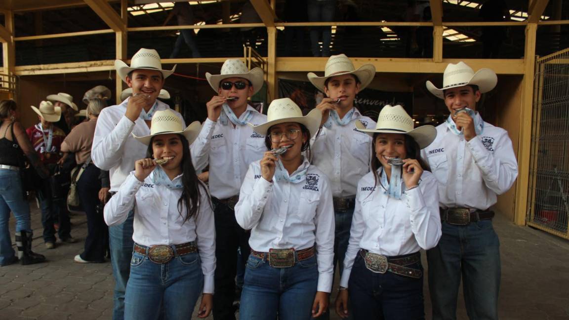 Coahuila supera actuación del 2023 en rodeo y cosecha doble medalla de oro en Nacionales Conade 2024