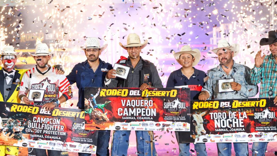 ¡Saltillense se corona campeón en el Super Bull Rodeo del Desierto!