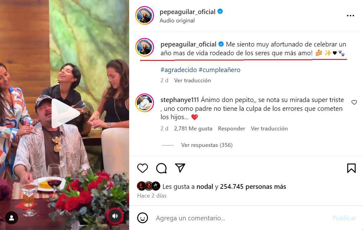 $!Así celebró Pepe Aguilar su cumpleaños junto a su yerno, Christian Nodal