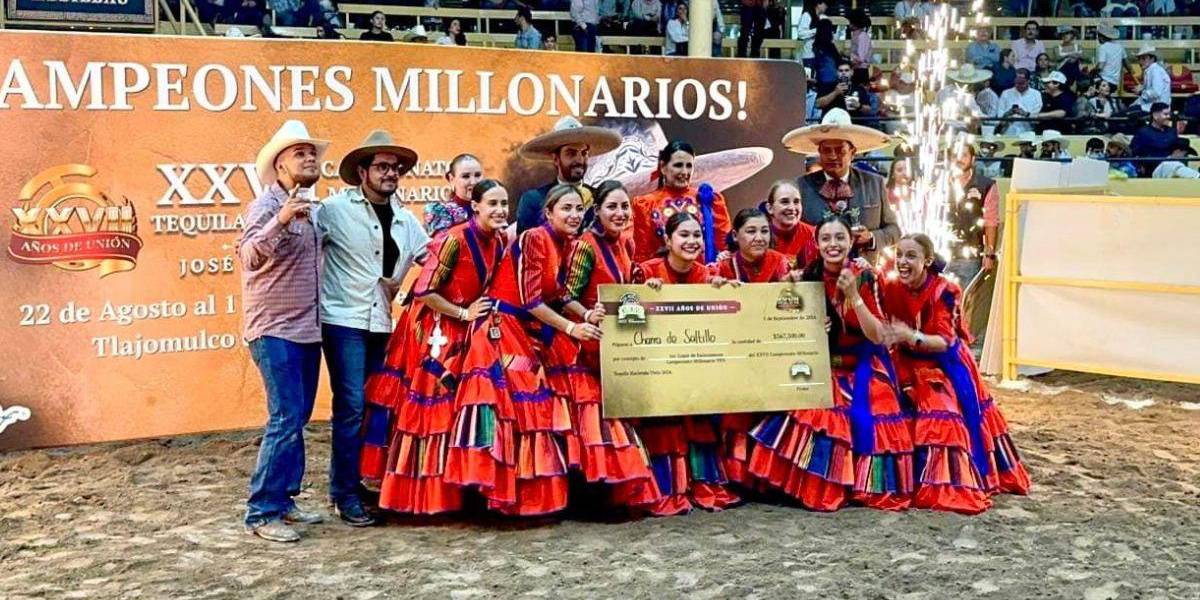 Las escaramuzas se hicieron acreedoras a un premio de $367,500.00 pesos al ganar el primer lugar de la contienda.