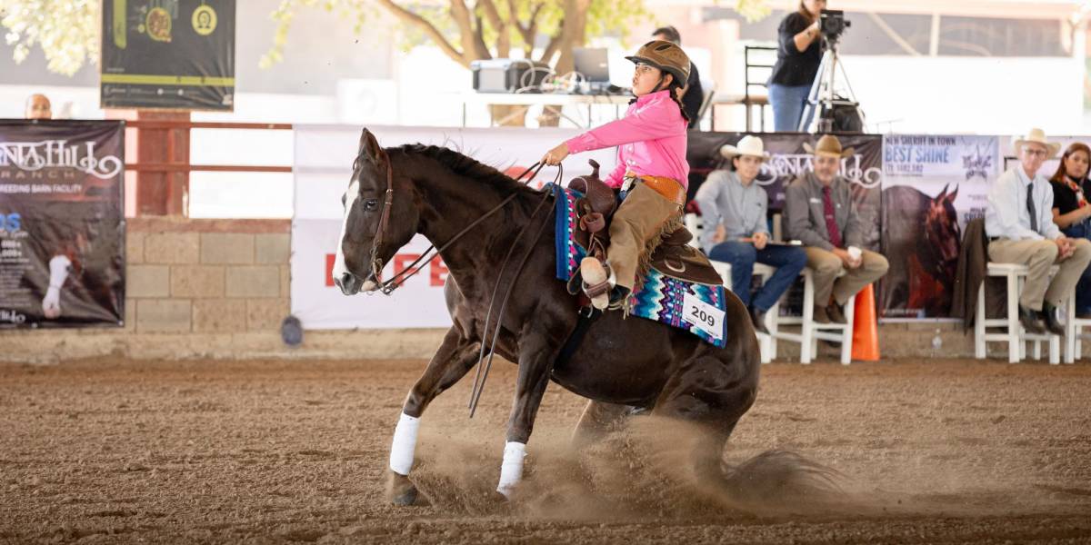 Loretta Ramírez participará en el Mundial de Reining en Oklahoma en las categorías 10 y menores y 13 y menores.