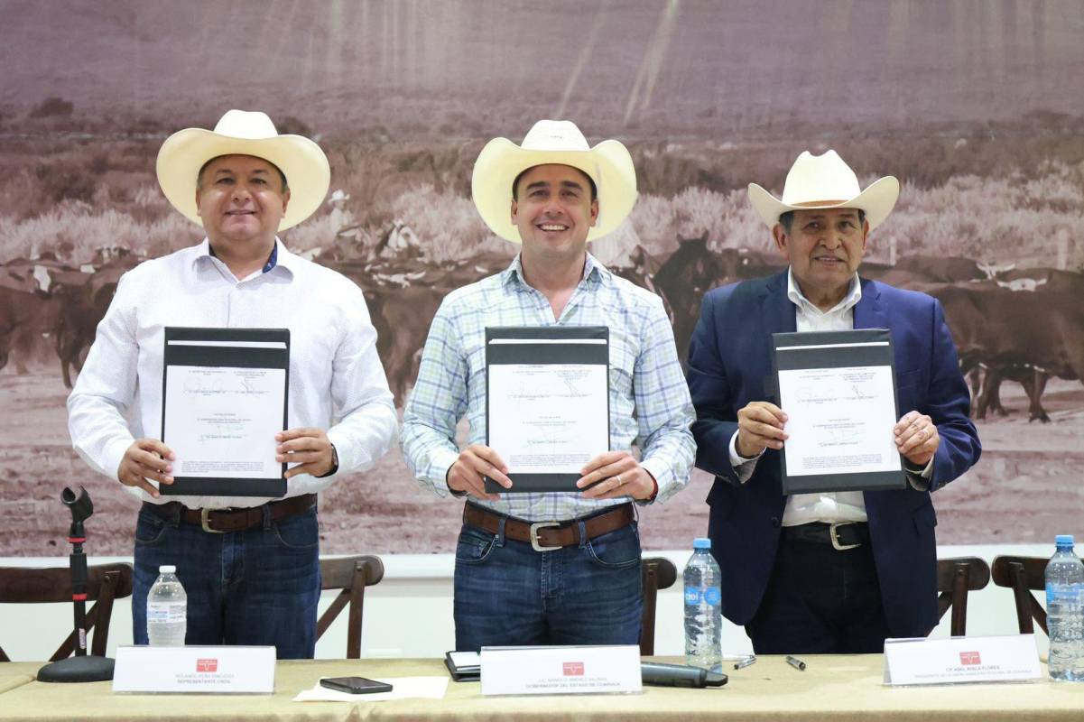 $!Sector ganadero de Coahuila, recibirá inversión histórica del gobierno de Manolo Jiménez