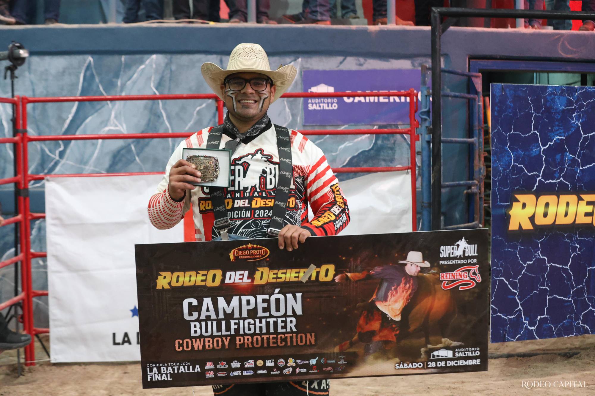 $!Irving Leza se coronó campeón del Rodeo del Desierto el pasado diciembre.