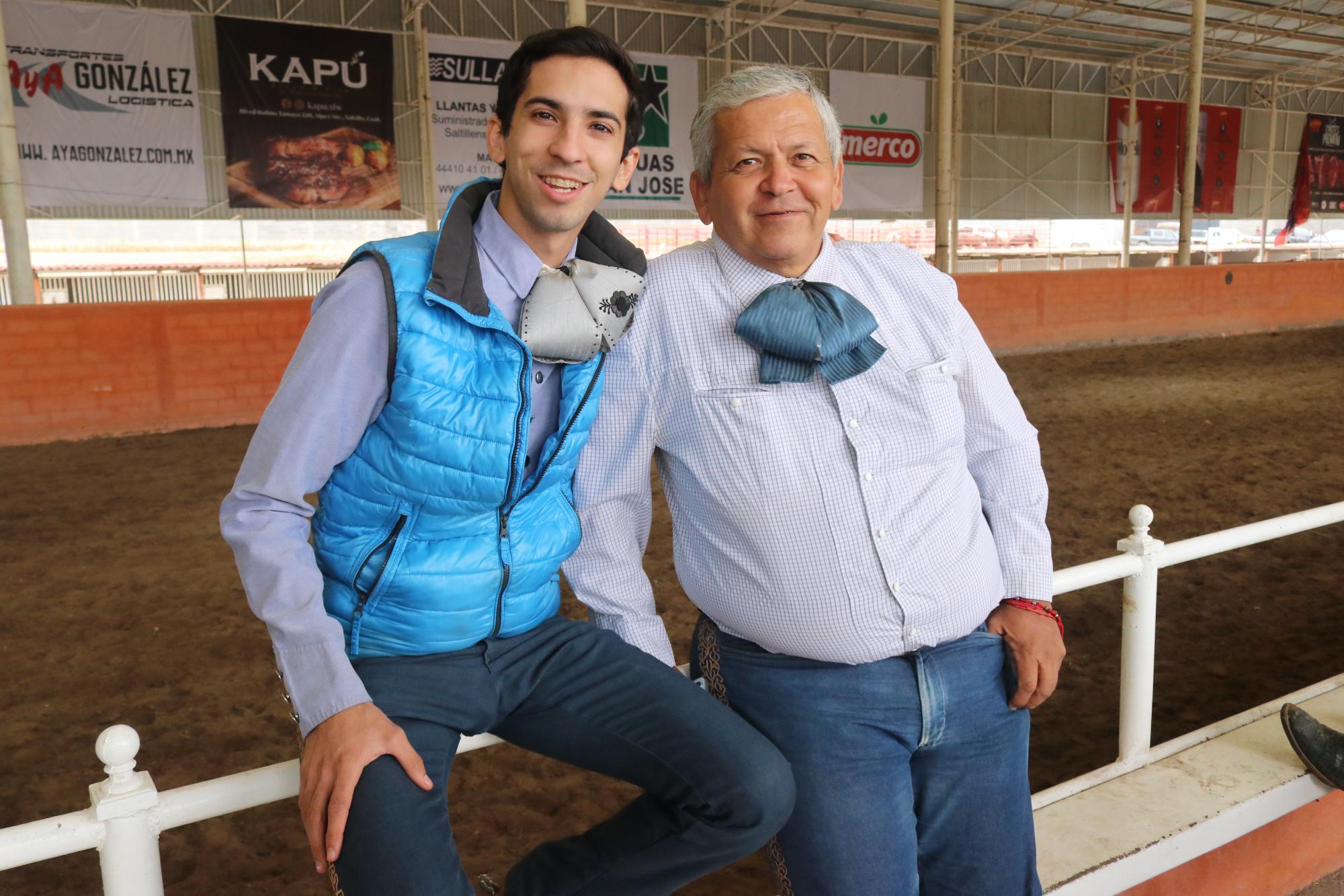 $!Carlos Cantú (hijo) y Carlos Cantú (padre).