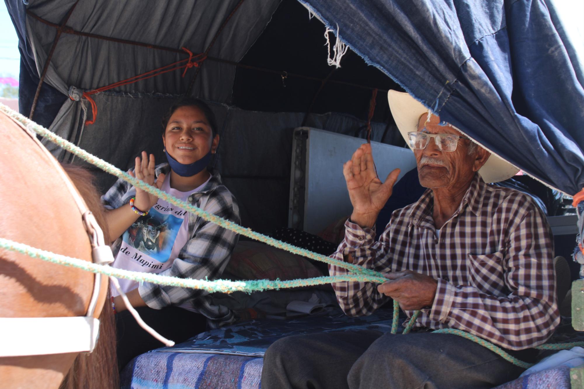 $!La peregrinación del Señor de Mapimí es una de las más antiguas del norte del país.