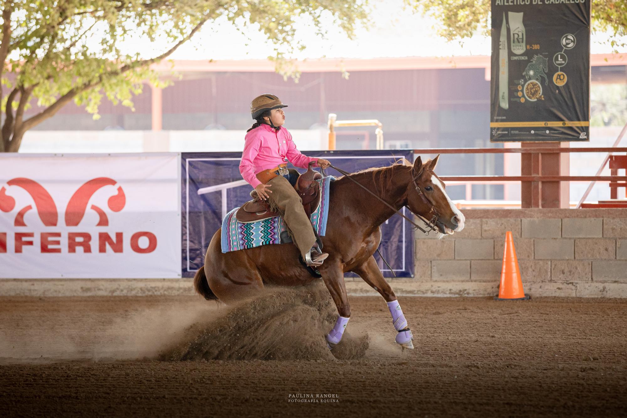 $!Saltillense Loretta Ramírez, directo al Mundial de Reining en Oklahoma, Estados Unidos