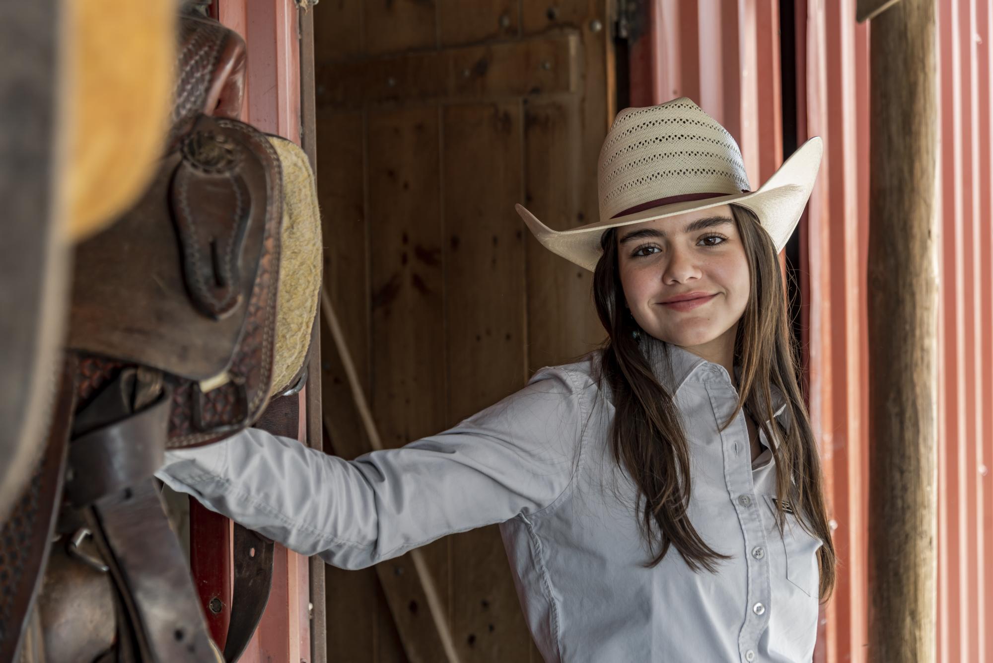 $!María Malibrán, la vaquera tiktoker que tomó las redes ‘por los cuernos’