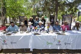 Presentación del Ribeye Fest Arteaga, con presencia de la subsecretaria de turismo, y el alcalde de Arteaga.