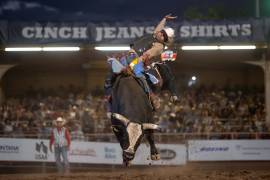 El jinete saltillense triunfó en el rodeo de Colorado el pasado 1 de agosto.