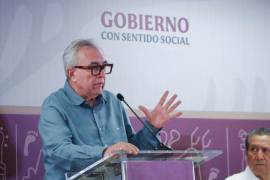 El gobernador Rubén Rocha, respondió cuestionamientos tras una reunión en Palacio Nacional.