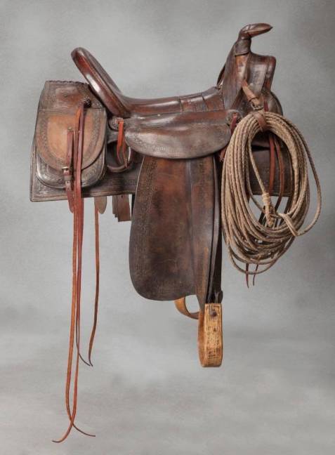 $!Silla Western antigua; principios 1900s. La montura ofrece estabilidad y firmeza para estar sobre el caballo.