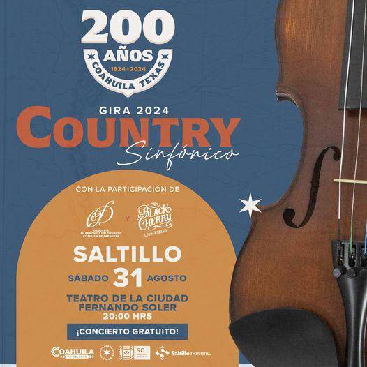 $!¡No te quedes fuera del concierto Country Sinfónico! Comienza la entrega de pases de cortesía para el show en Saltillo