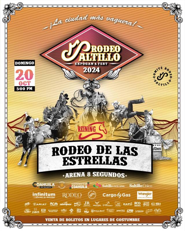 $!Rodeo Saltillo: conoce el programa y horarios de los tres días de acción