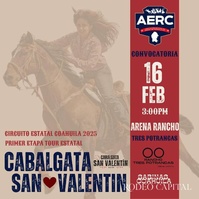 $!Invita AERC a participar en La Cabalgata de San Valentín