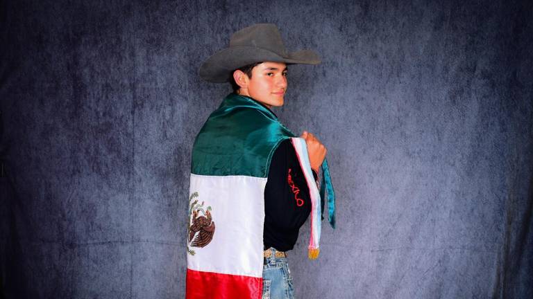 Israel Pérez comenzó con el rodeo luego de haber asistido a un evento con sus padres.